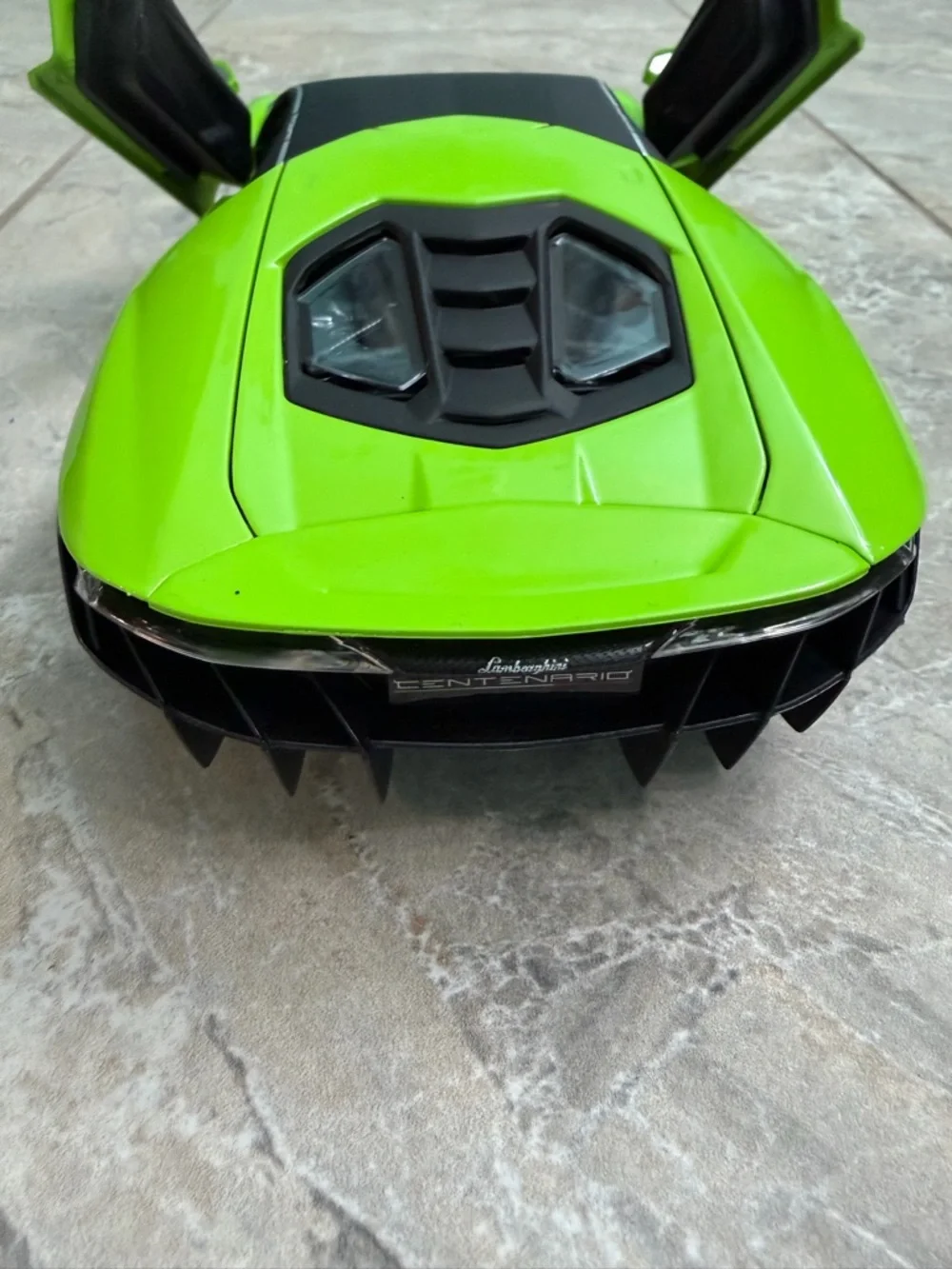 Neon Green Diecast Lamborghini Centenario Sports Car